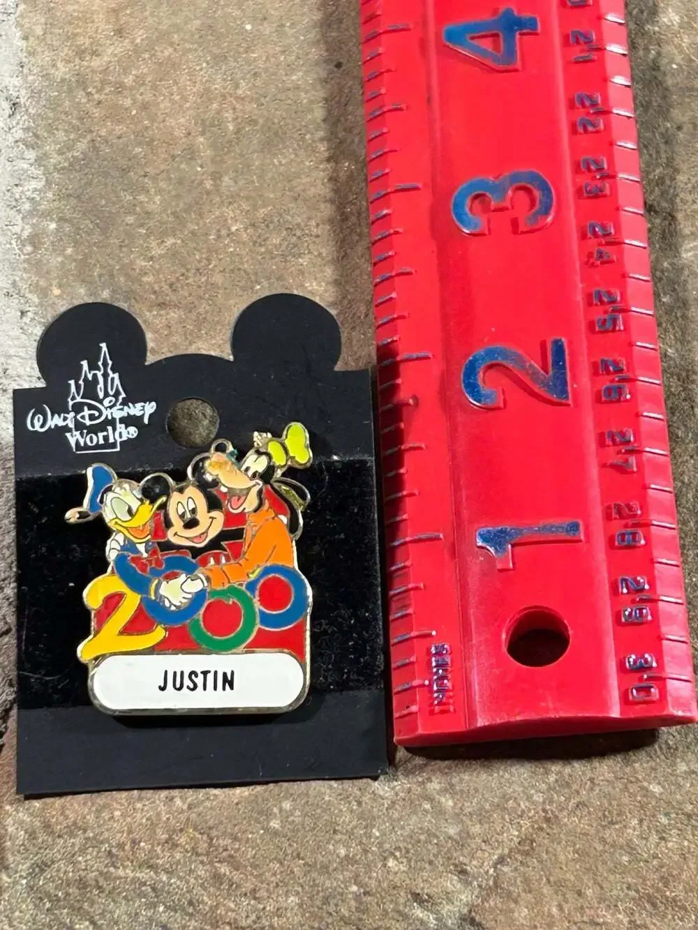Justin 2000 Disney World  Parks pin